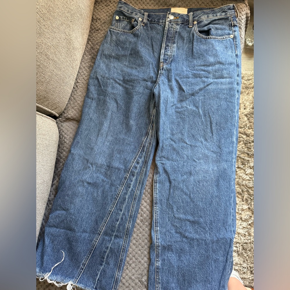 Women’s Everlane Boot Cut Jeans with Frayed Bottoms